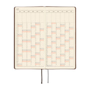 HOBONICHI TECHO 2027 | WEEKS | Smooth: Cafe Au Lait