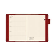 HOBONICHI 5-YEAR TECHO LEATHER COVER | A6 | Red