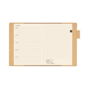HOBONICHI 5-YEAR TECHO LEATHER COVER | A6 | Natural