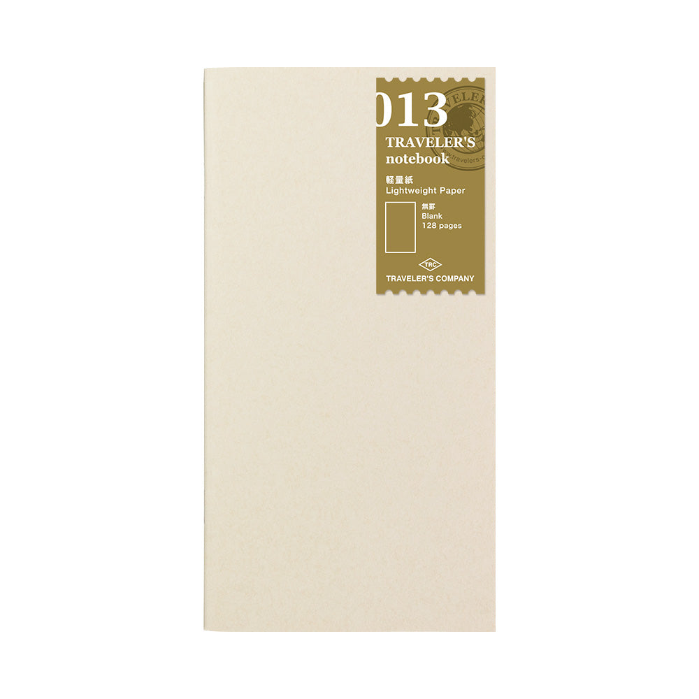 013 - Lightweight Paper Refill for Traveler’s Notebook