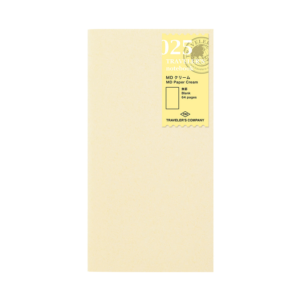 025 - MD Paper Cream Refill for Traveler’s Notebook