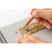 Traveler's Brass Template Bookmark