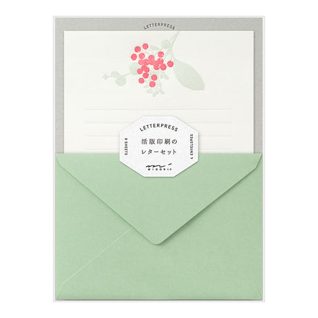 Letterpress Stationery Sets | Flowers