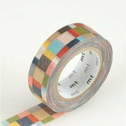 Mosaic Grayish Multi-Color | Washi Tape