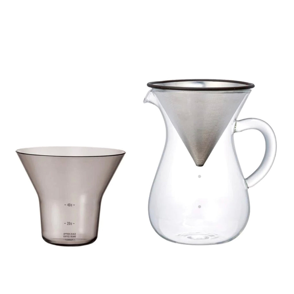 SCS Coffee Carafe Set by Kinto | 600ml | 4 cup