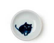 Midnight Blue Cat Sauce Dish
