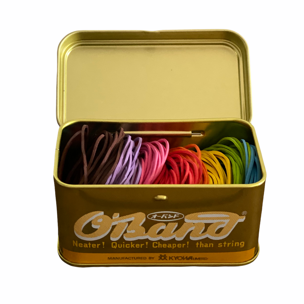 O'Bando Japanese Rubber Bands - multi-color
