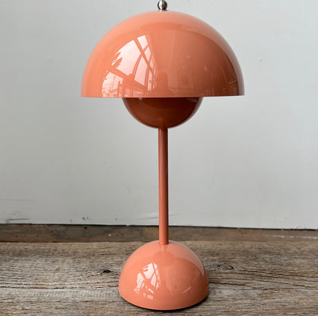 Flowerpot Rechargeable Lamp | Beige-Red