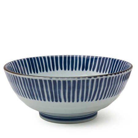 Tokusa Ito Blue & White Bowl | 8"