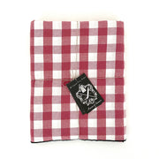 MDV Gingham Tablecloth Black, Red, or Rose - 94.5” x 57”