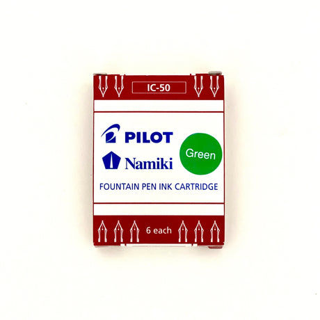 Pilot Namiki Ink | Green | Fountain Pen Ink Cartridge