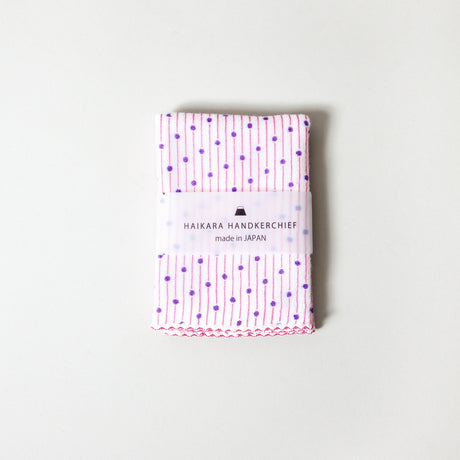 Haikara Handkerchief - Sudare Pink