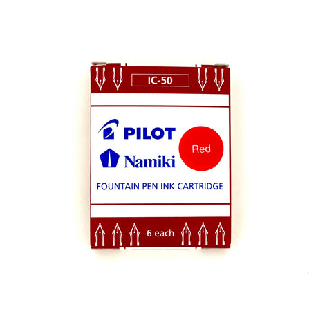 Pilot Namiki Ink | Red | Fountain Pen Ink Cartridge