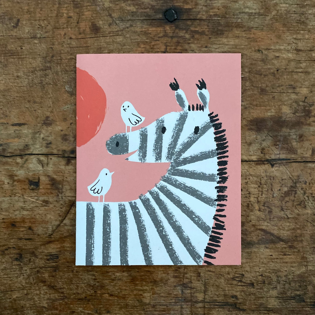 Zebra & Friends Card