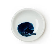 Midnight Blue Cat Sauce Dish