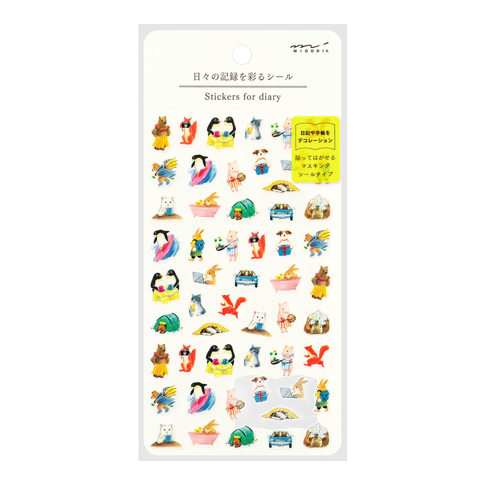 Stickers for Diary | Animal Tasks