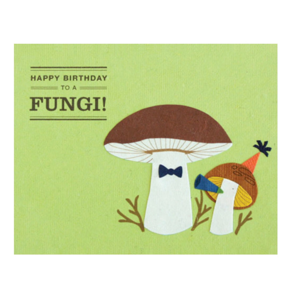 Happy Birthday Fungi Card