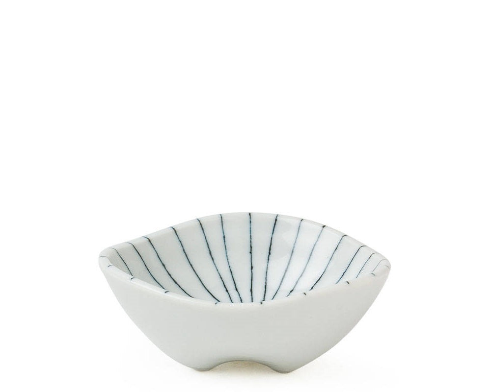 Off Center Line Footed Bowl |  3.75"