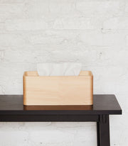 Tissue Box | Wood + White